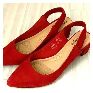 Dexflex comfort red heels